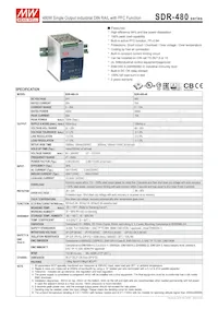 SDR-480-24 Datenblatt Cover