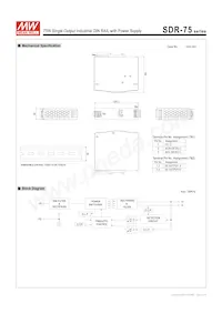 SDR-75-48 Datasheet Page 2