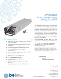 SFP650-12BG數據表 封面