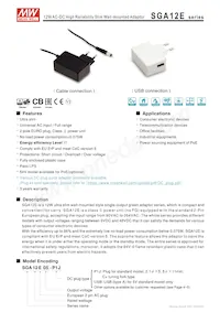 SGA12E15-P1J Datasheet Cover