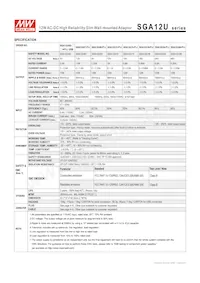 SGA12U15-P1J Datasheet Page 2