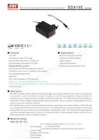 SGA18E09-P1J Datasheet Cover