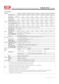 SGA25U07-P1J Datasheet Page 2