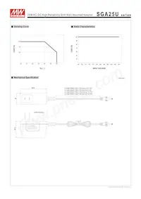 SGA25U07-P1J Datasheet Page 3