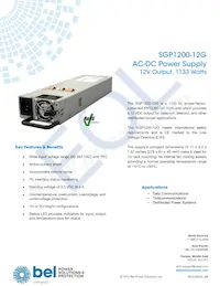 SGP1200-12G Datasheet Cover