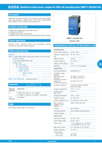 SMP11-S20-DC24V-10A Datenblatt Cover