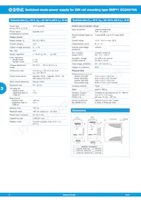 SMP11-S20-DC24V-10A數據表 頁面 2