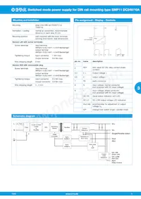 SMP11-S20-DC24V-10A數據表 頁面 3
