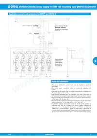 SMP21-S20-DC24V-20A Datasheet Pagina 5