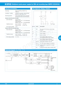 SMP21-S20-DC24V-5A Datasheet Pagina 3