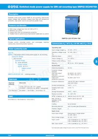 SMP23-L20-DC24V-10A Datasheet Cover