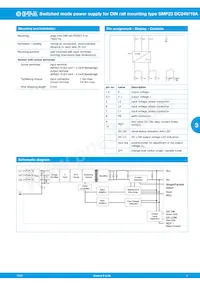 SMP23-L20-DC24V-10A Datasheet Pagina 3