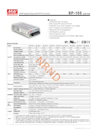 SP-100-7.5 데이터 시트 표지