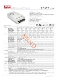SP-200-7.5 Datasheet Cover