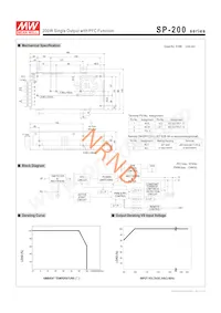 SP-200-7.5 Datasheet Page 2