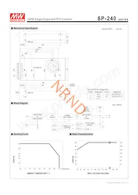 SP-240-7.5 Datasheet Page 2