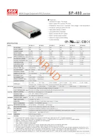 SP-480-5 Datasheet Cover