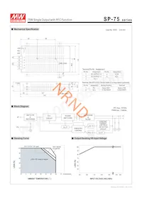 SP-75-7.5 데이터 시트 페이지 2