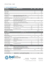 SPAFCBK-14G Datasheet Page 3