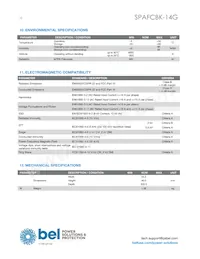 SPAFCBK-14G Datasheet Page 10