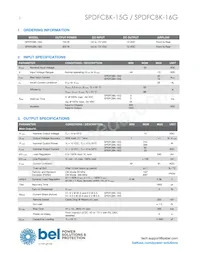 SPDFCBK-15G Datasheet Page 2