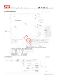 SPV-1500-48 Datasheet Pagina 2