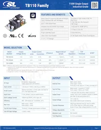 TB110S48K Datasheet Cover