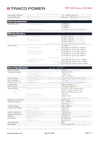 TEP 100-1218-CMF Datasheet Page 3
