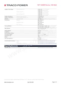 TEP 100-7211WIR-CMF Datasheet Page 4