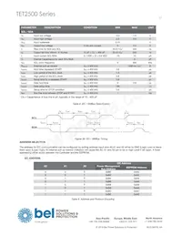 TET2500-12-086RA Datasheet Page 17