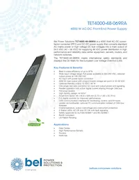 TET4000-48-069RA Datasheet Copertura