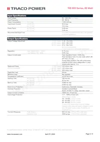 TIB 080-148 Datasheet Pagina 2