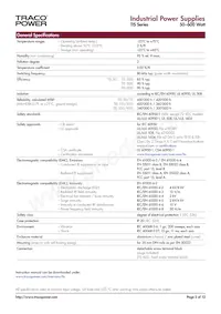 TIS 600-124 UDS Datasheet Page 3