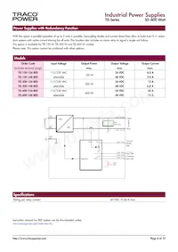TIS 600-124 UDS Datasheet Page 4
