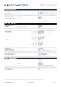 TMPS 10-109 Datasheet Page 2