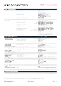 TMPS 10-109 Datasheet Page 3