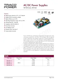 TOP 200-124C Datasheet Copertura