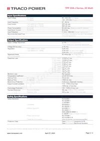 TPP 30-103A-J Datasheet Page 2