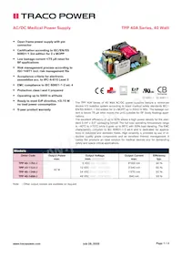 TPP 40-105A-J 데이터 시트 표지