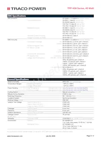 TPP 40-105A-J 데이터 시트 페이지 3