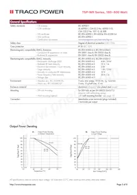 TSP 600-124 WR Datasheet Page 3