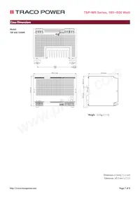 TSP 600-124 WR Datasheet Pagina 7