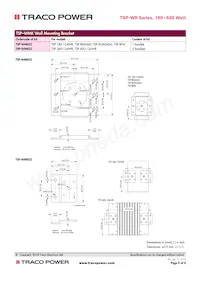 TSP 600-124 WR Datasheet Page 8