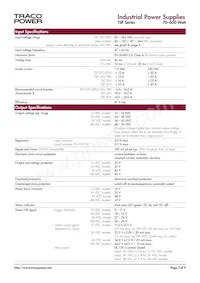 TSP 600-148 EX數據表 頁面 2