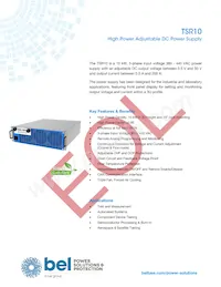 TSR10 데이터 시트 표지