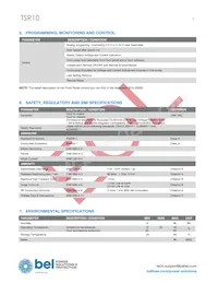 TSR10 Datasheet Pagina 3