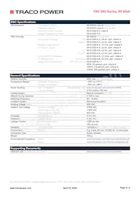 TXH 060-124 Datasheet Page 3
