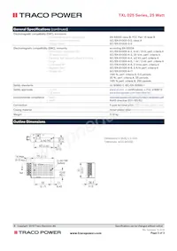 TXL 025-48S Datasheet Page 3