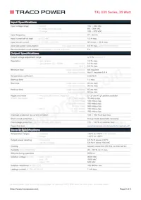 TXL 035-48S Datasheet Page 2