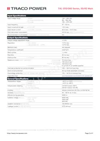 TXL 050-05S Datasheet Page 2